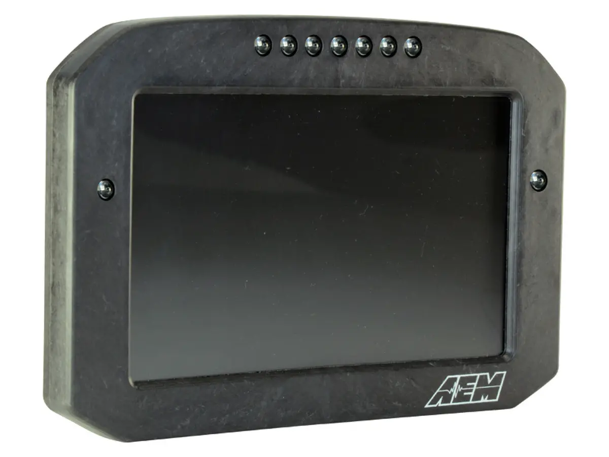 Aem Cd-7L Carbon Logging Flush Digital Dash Display - 30-5701F 1