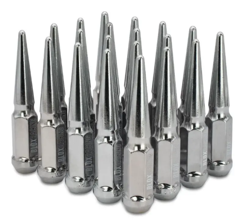 Blox Racing Spike Forged Lug Nuts - Chrome 12X1.50Mm - Set Of 20 - Bxac-00152-20 1