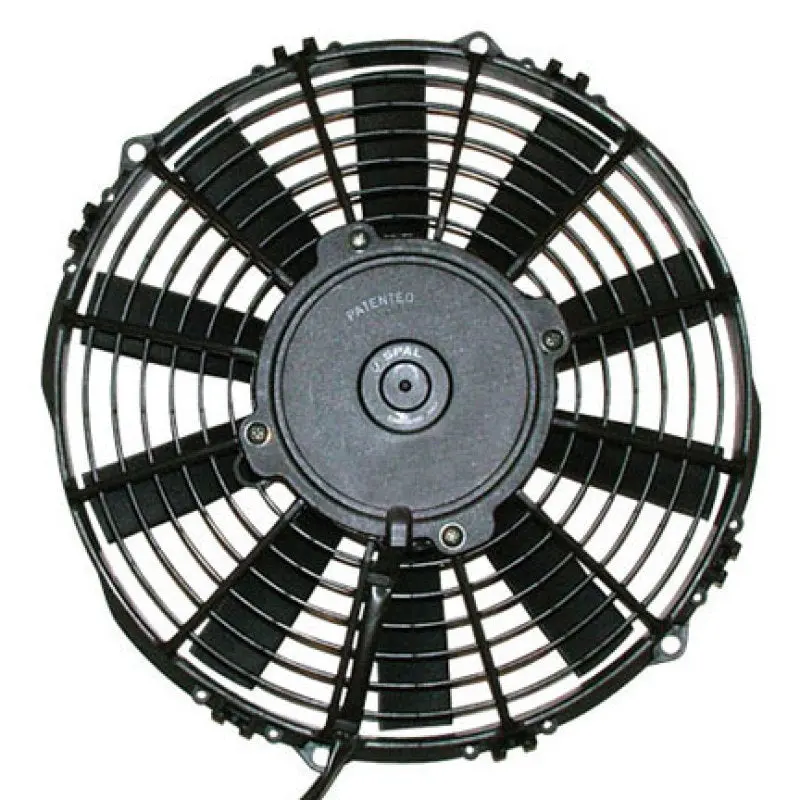 Spal 12.00" Inch Electric Fan Pusher Style Medium Profile 1227 Cfm 10 Straight Style Blades - 30101505 1