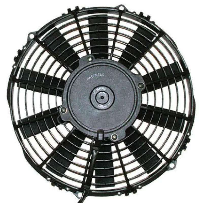 Spal 12.00" Inch Electric Fan Puller Style Medium Profile 1227 Cfm 10 Straight Style Blades - 30101504 1