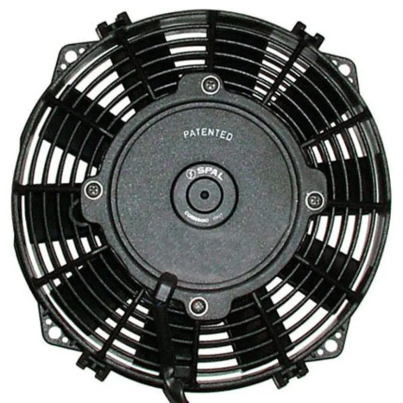 Spal 6.50" Inch Electric Fan Pusher Style Low Profile 313 Cfm 10 Straight Style Blades - 30100374 1