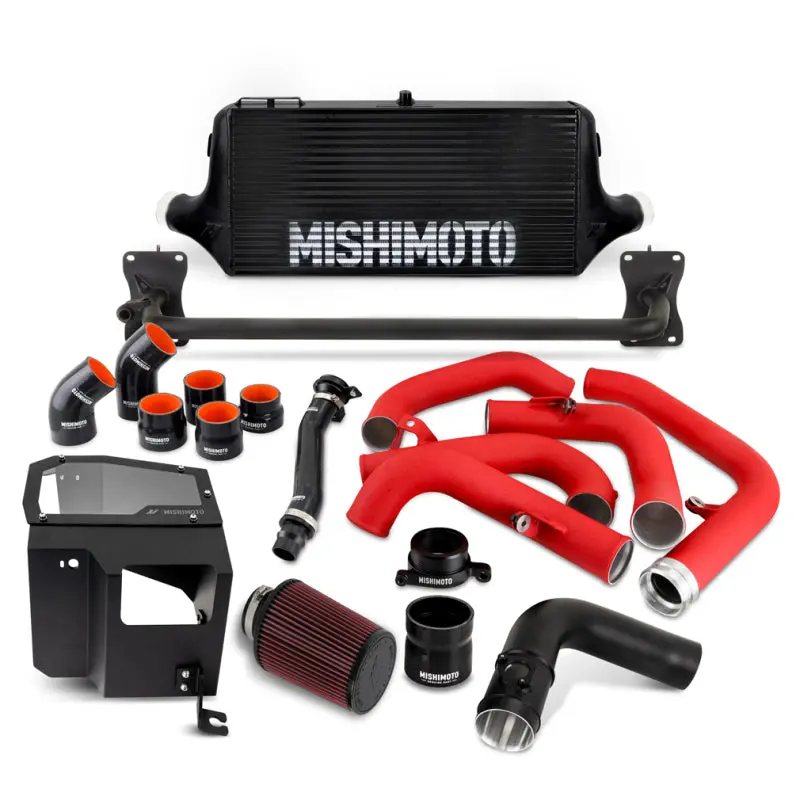 Mishimoto 2022+ Wrx Intercooler Kit W/ Intake Bk Core Wrd Pipes - Mmint-Wrx-22Aibkrd 1