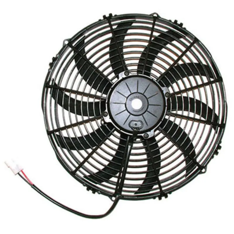 Spal 13.00" Inch Electric Fan Puller Style High Performance 1777 Cfm 10 Curved Style Blades - 30102044 1