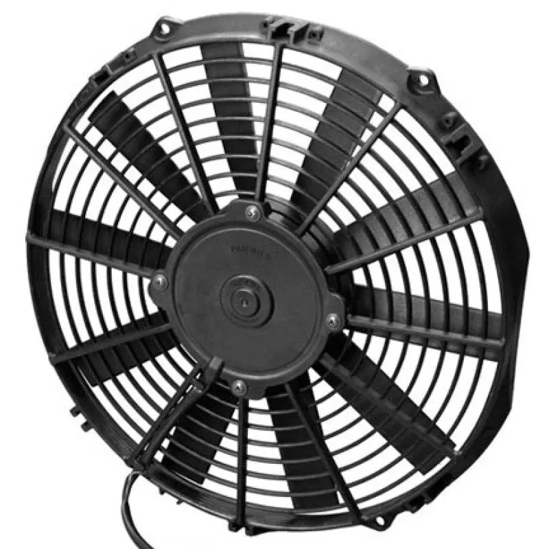 Spal 12.00" Inch Electric Fan Puller Style Low Profile 861 Cfm 10 Straight Style Blades - 30100375 1