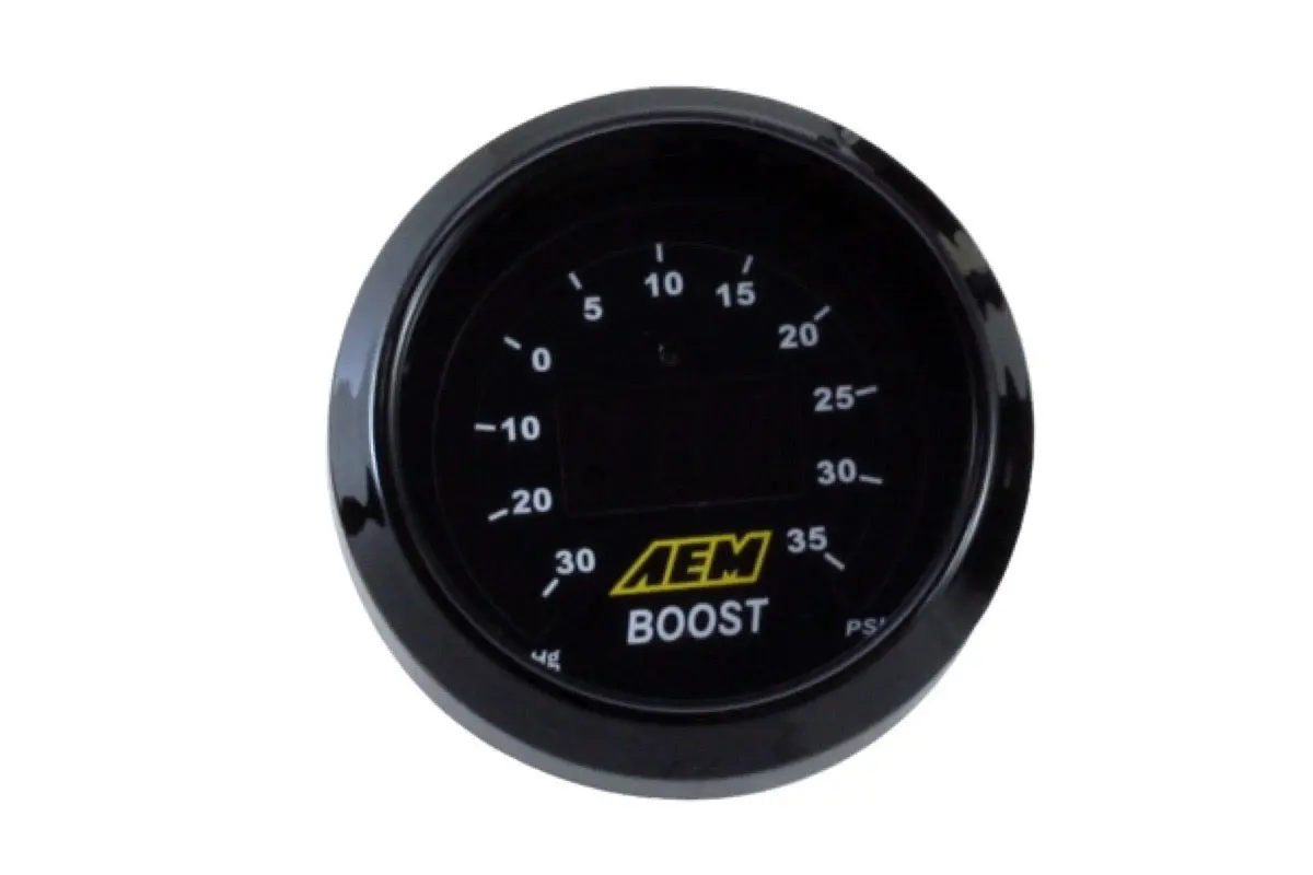 Aem Classic Series -30In/Hg~35 Psi Boost Display Gauge - 30-4406 1