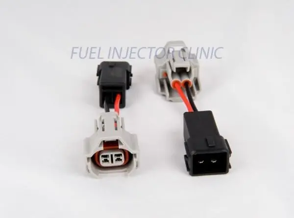 Fic Set Of 6 Denso (Female) To Honda Obd2 (Male) Injector Plug Adaptors - Padpdtoh6 1