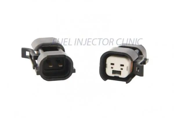 Fic Set Of 8 Us Car/Ev6 Hard (Female) To Denso (Male) Injector Plug Adaptors - Padputod8 1