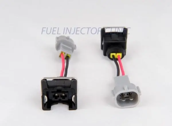 Fic Set Of 6 Jetronic/Ev1 (Female) To Denso (Male) Injector Plug Adaptors - Padpjtod6 1