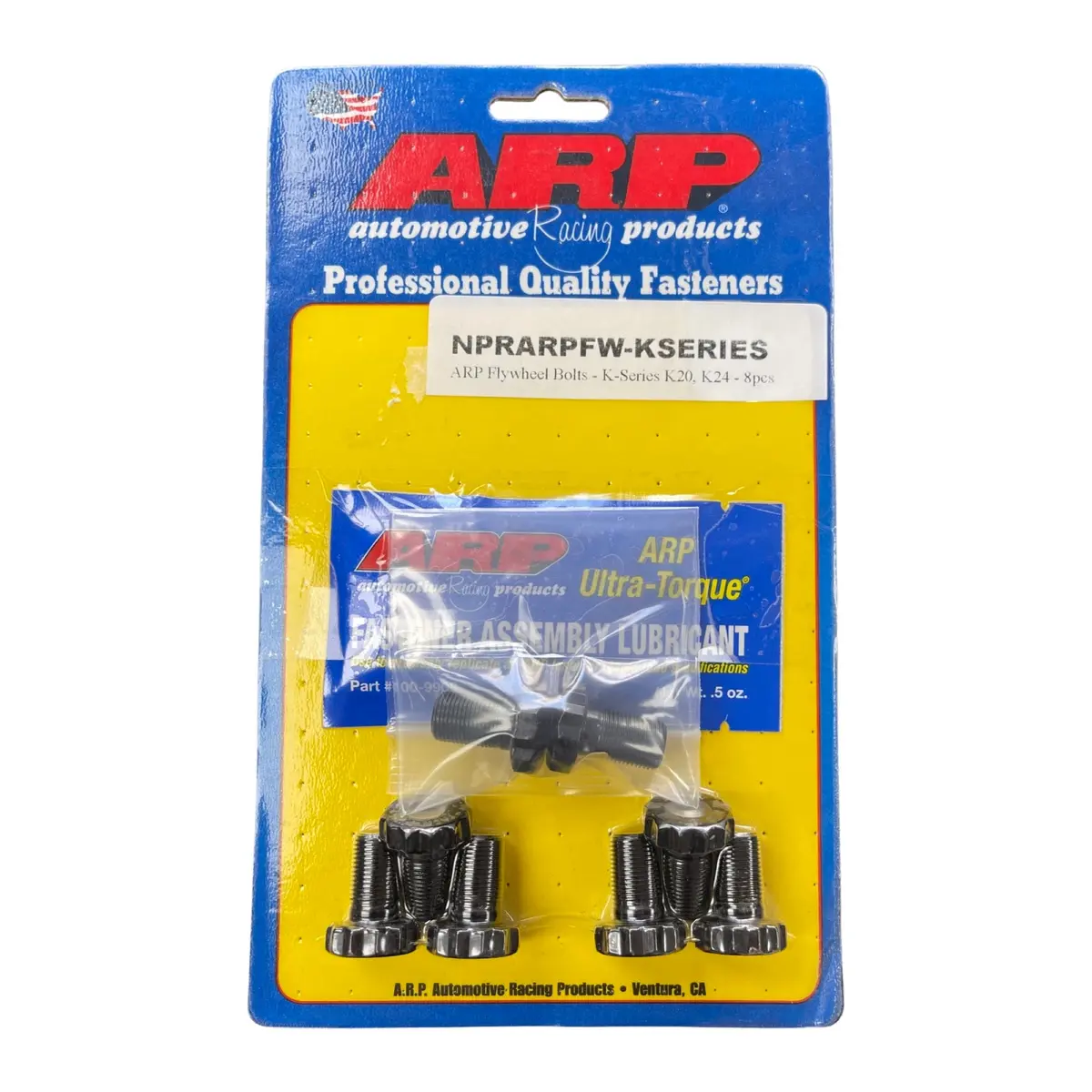 Arp Custom Flywheel Bolt Kit - Honda K Series K20 K24 Rsx Tsx Civic Si (8Pcs) - Arpfw-Kseries 1
