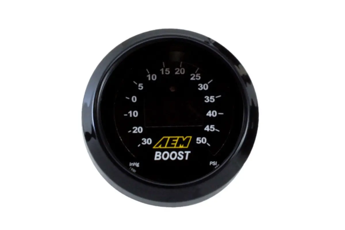 Aem Classic Series -30In/Hg~50 Psi Boost Display Gauge - 30-4408 1