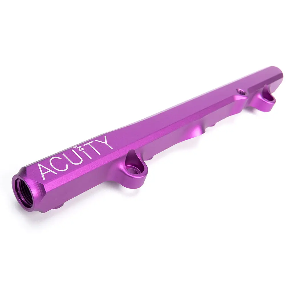 Acuity Instruments K-Series Fuel Rail - Satin Purple Finish - Honda K20 K24 - 1913-Ppl 1