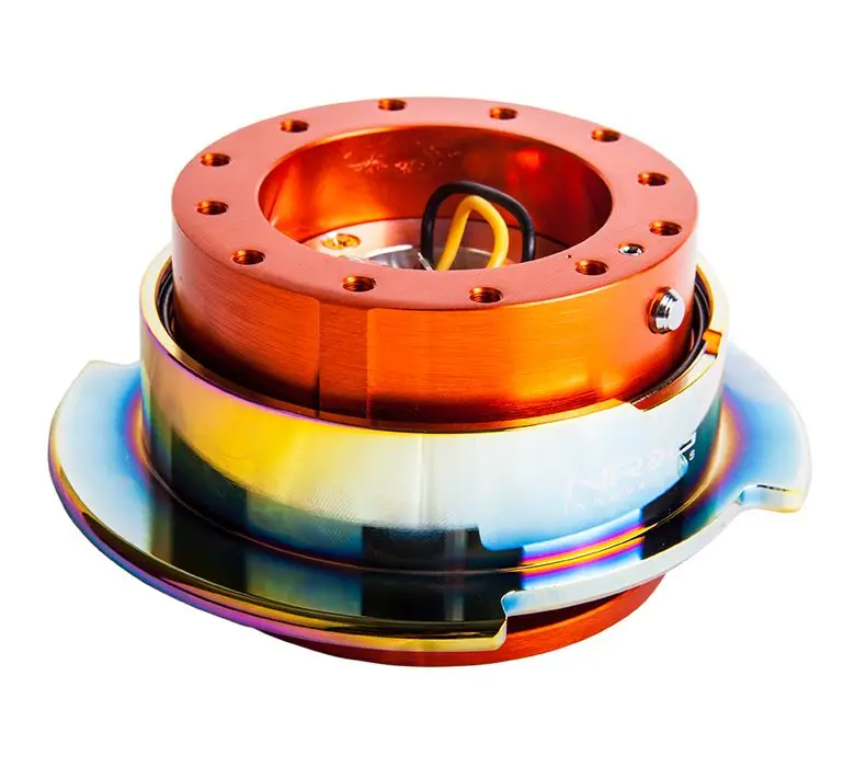 Nrg Quick Release 2.5 - Orange Body/Neo Chrome Ring - Srk-250Or/Mc 1