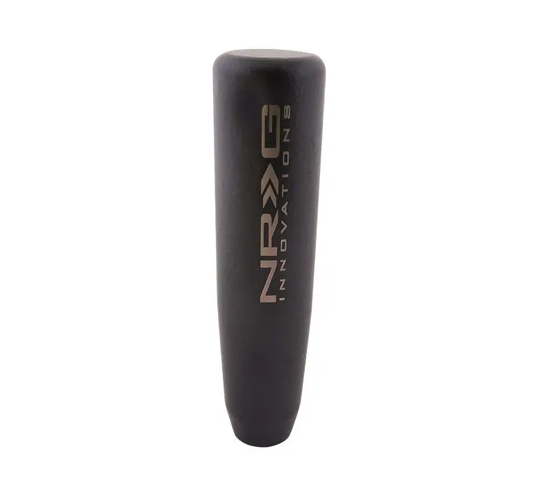 Nrg Black Wrinkle Finish Long Shift Knob Weighted Universal - Sk-480Bk 1