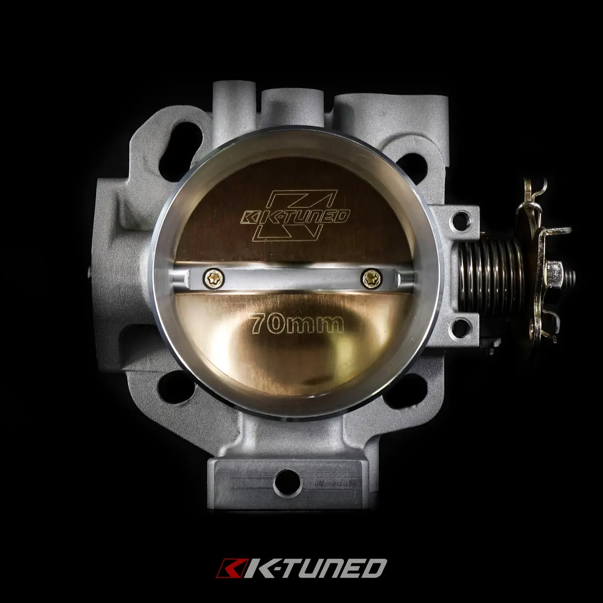 K-Tuned 70Mm Dual Bolt Pattern K-Series Throttle Body (Prb/Rbc) Includes Bracket - Ktd-70K-Db2 1
