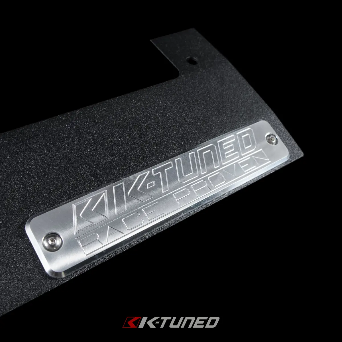K-Tuned Billet Logo Plate Version 2 - Ktd-Cc-Lp2 1