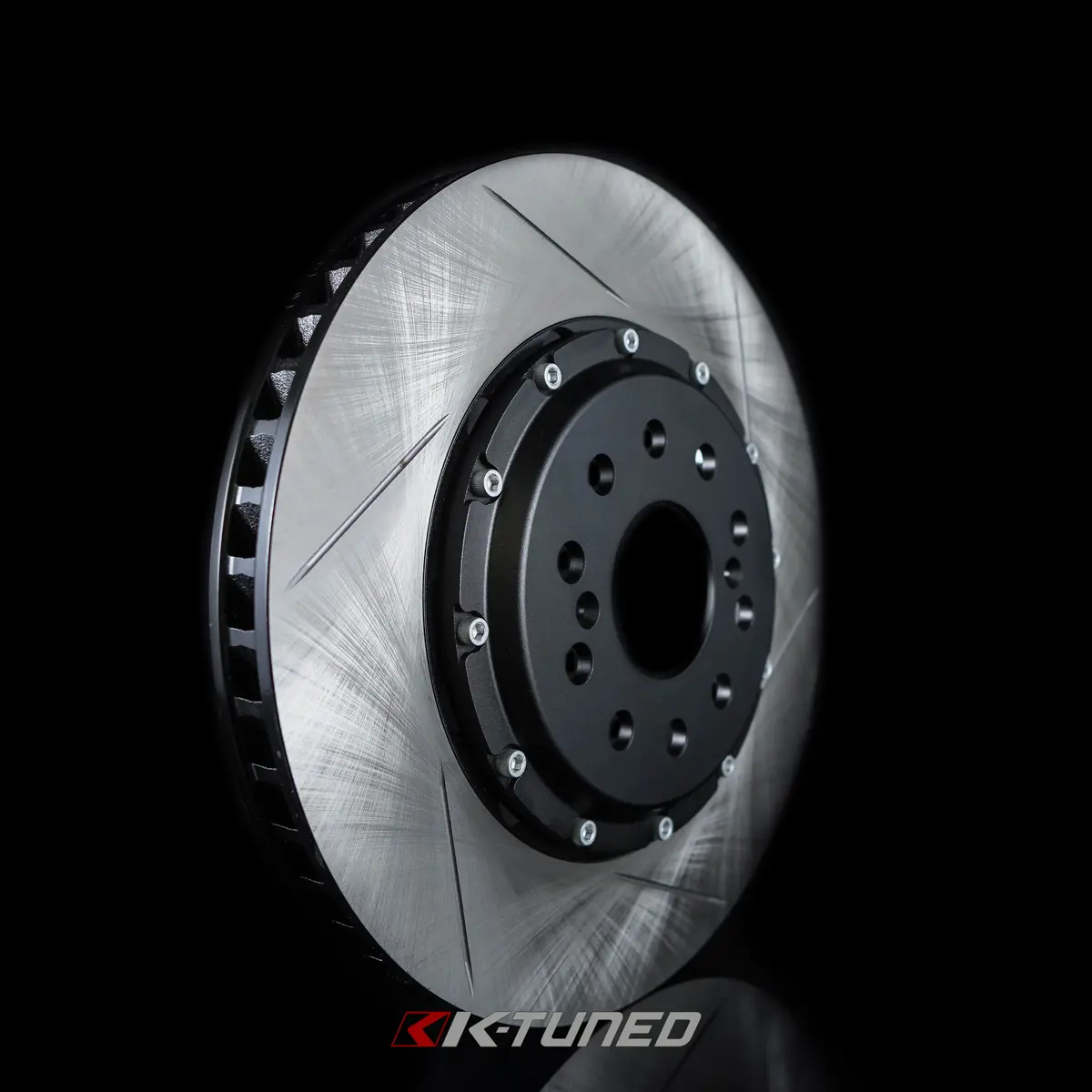 K-Tuned 2 Piece Rotor Kit - Replaces Stock Rotors - 2016+ Civic Fk8 Type R - Ktd-Bkr-Fk8 1