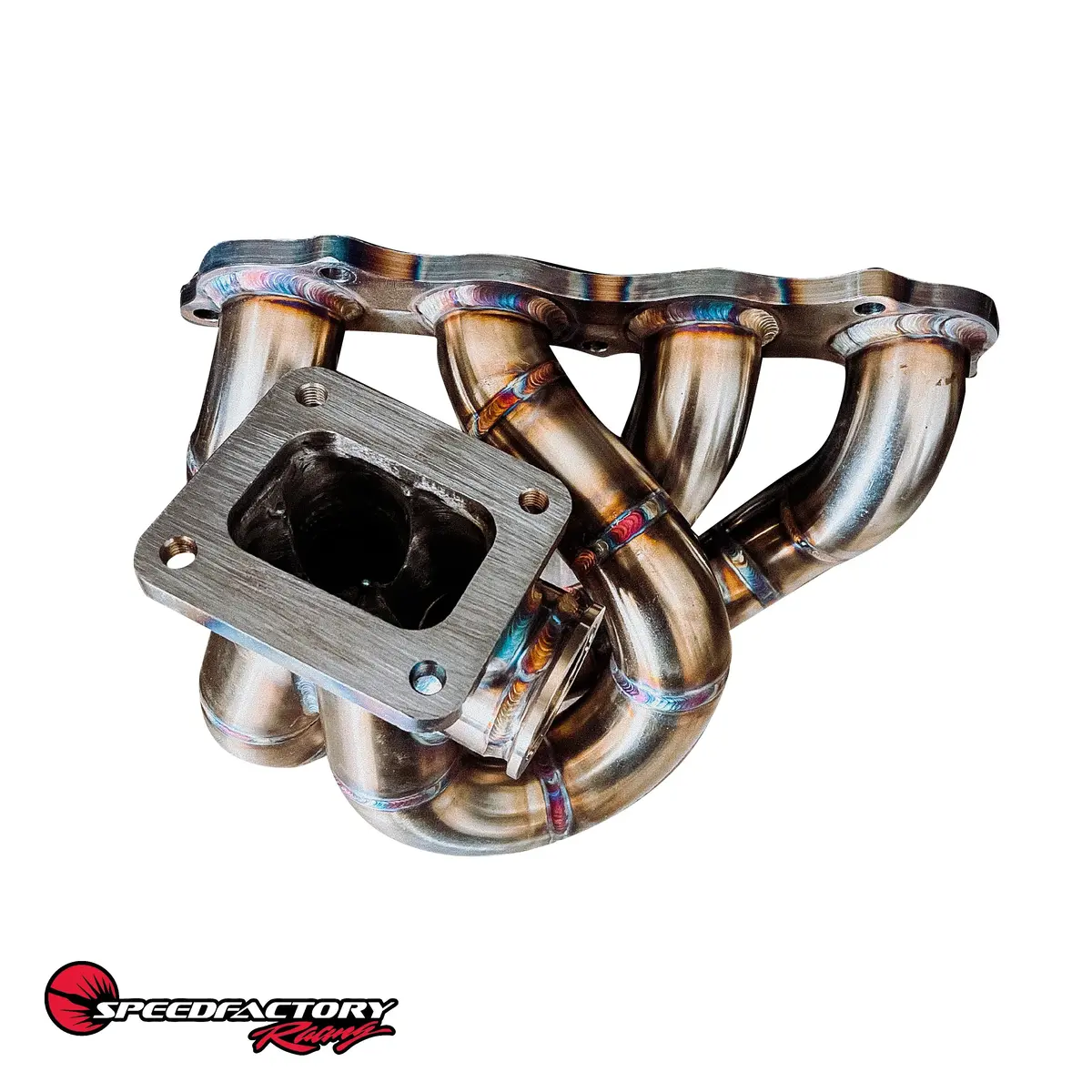 Speedfactory Racing K-Series "Lean" Top Mount Turbo Manifold - T4 Open / Single 60Mm Turbosmart Wg - Sf-04-061-2 1