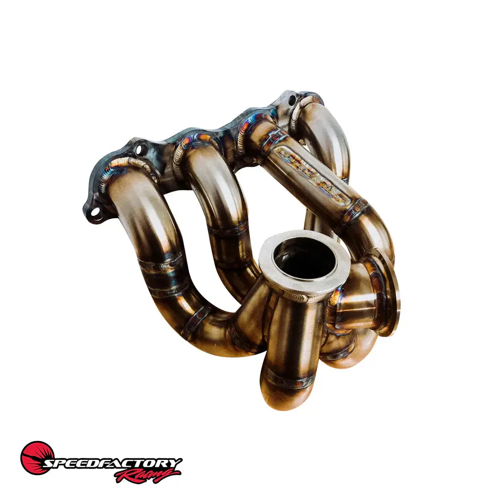 Speedfactory Racing K-Series "Lean" Top Mount Turbo Manifold - T4 Divided / Single 60Mm Turbosmart Wg - Sf-04-061 1