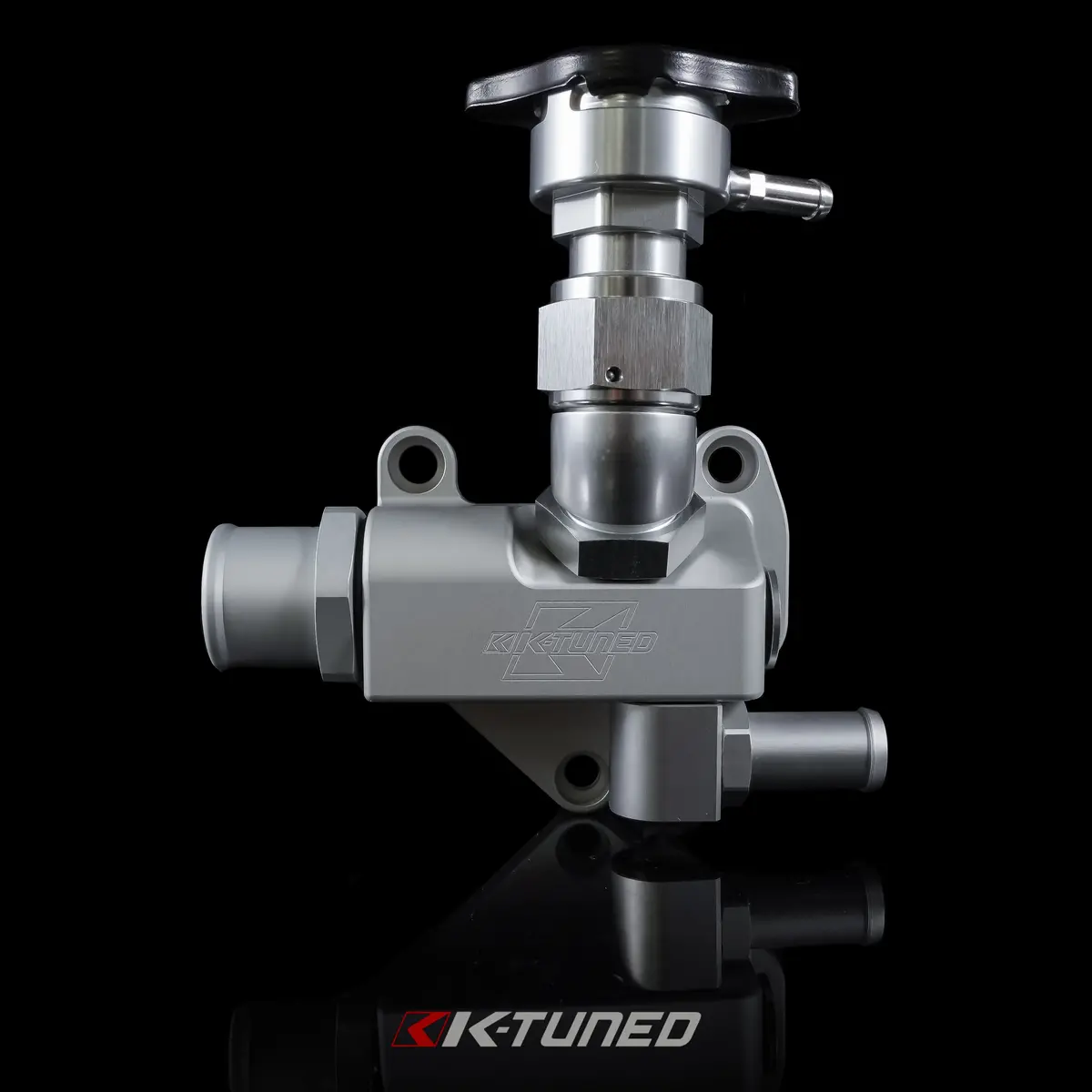 K-Tuned K24z Upper Coolant Housing Straight Inlet W/ Filler Neck - Includes Hose End And 16An - Kuw-4Zs-F02 1