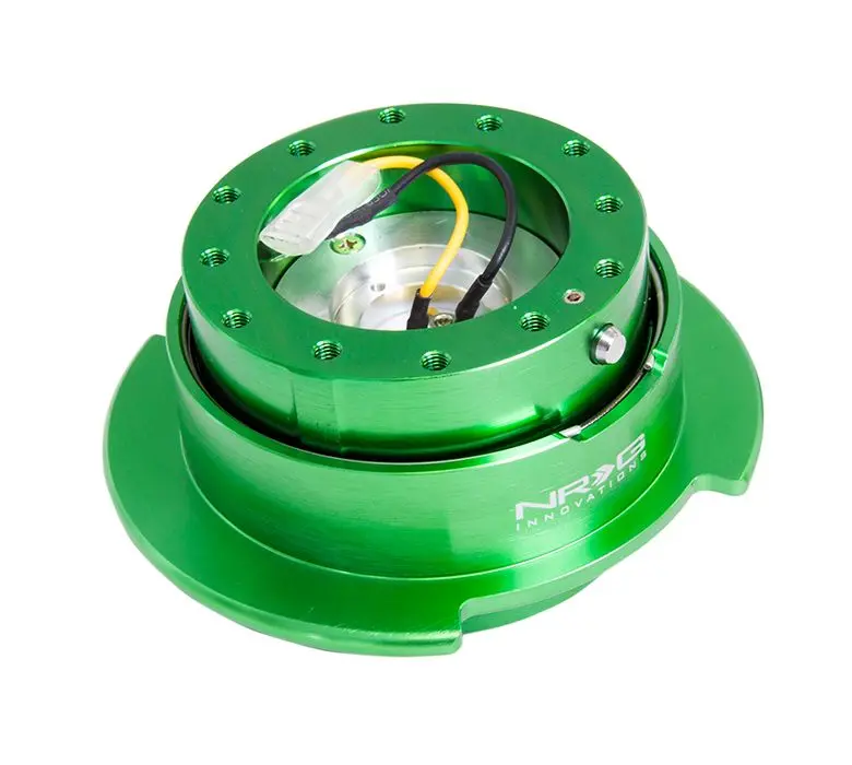 Nrg Quick Release 2.5 - Green Body/Titanium Chrome Ring - Srk-250Gn 1