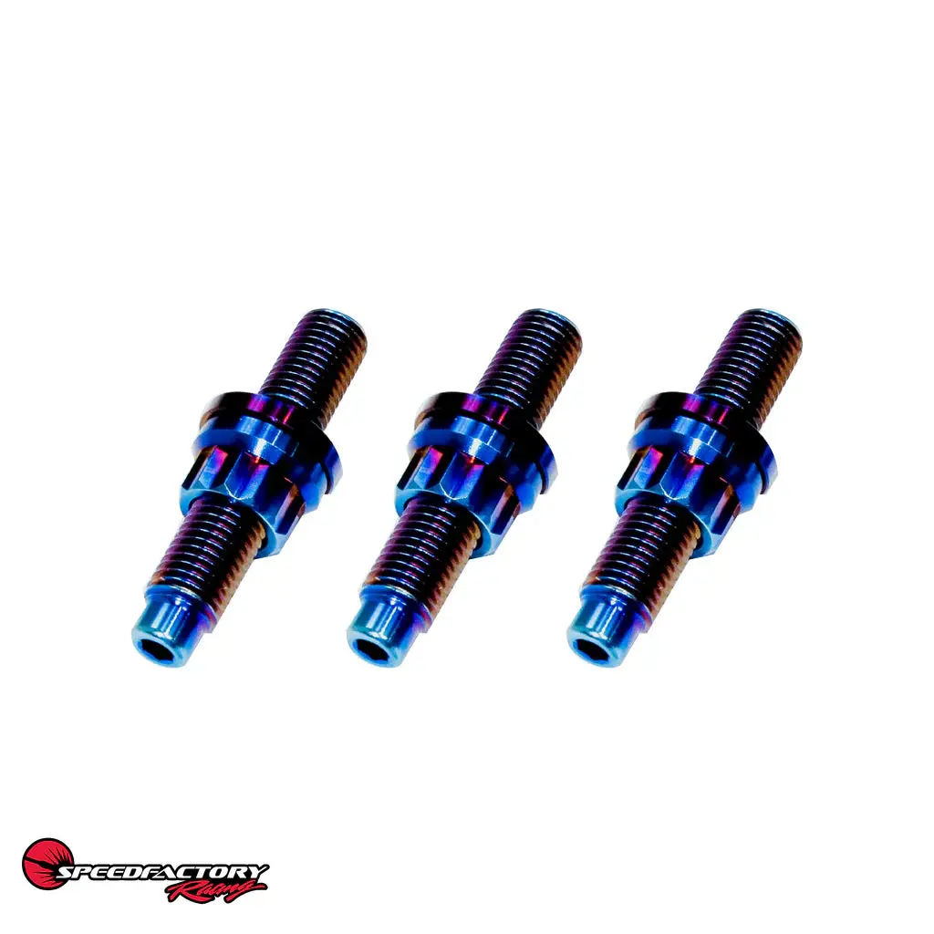 Speedfactory Racing Titanium Intake Manifold Stud Kit - K-Series / S2000 F20c F22c - Burnt - Sf-02-059 1