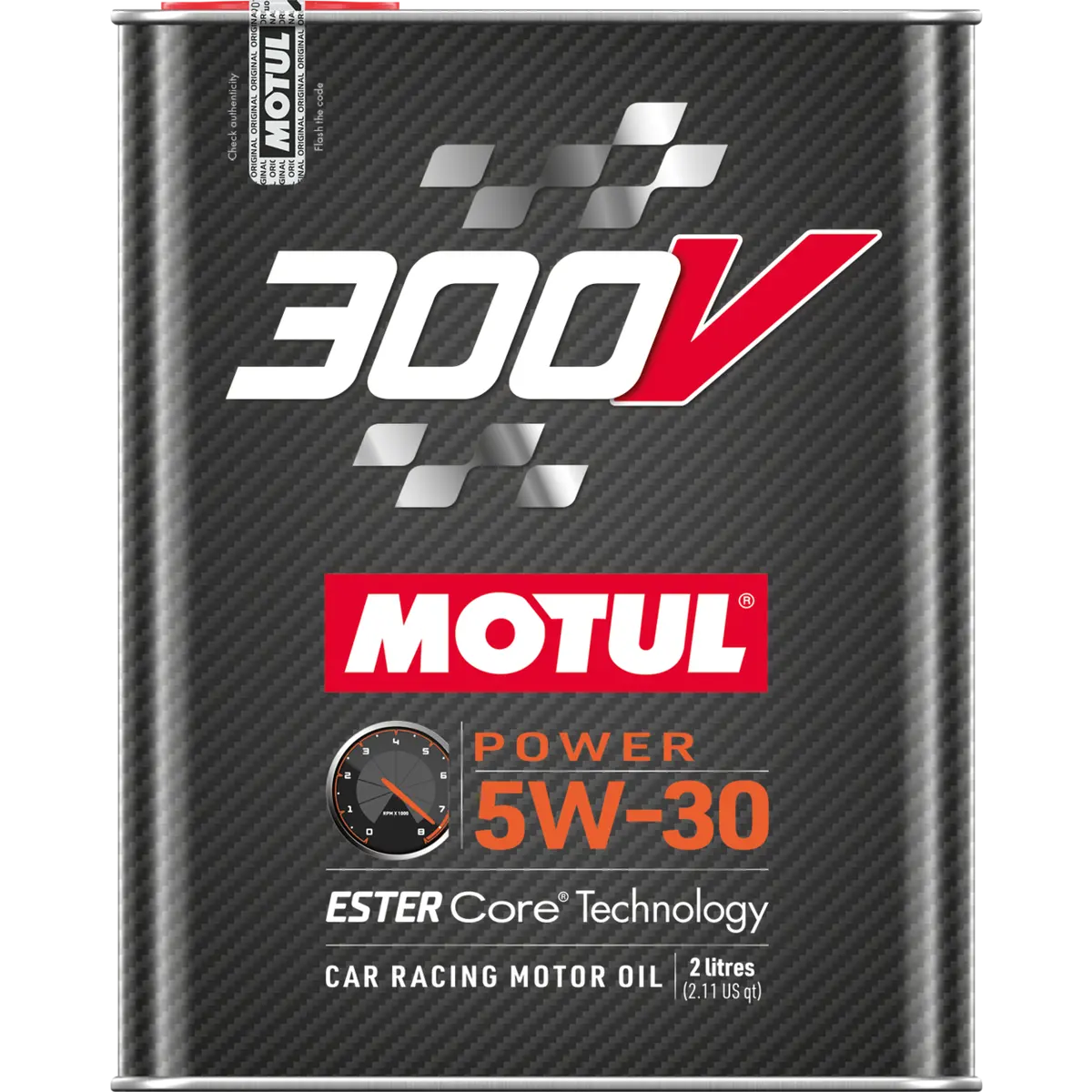 Motul 300V Power 5W30 Synthetic Racing Motor Oil 2L (2.1Qt) - 110814 1