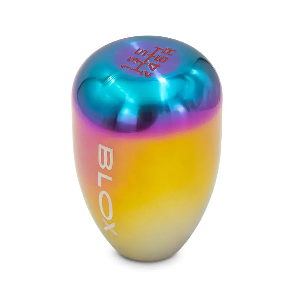 Blox Racing 6-Speed Billet Shift Knob - Neo Chrome 10X1.5Mm - Bxac-00214 1