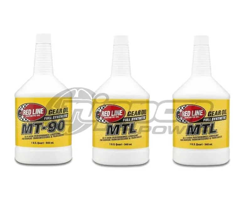Red Line Manual Transmission Fluid Cocktail - Lancer Evo X 5Spd Gsr 4B11t - 1Qty Mt-90; 2Qty Mtl - 50304 + 50204(2X) 1