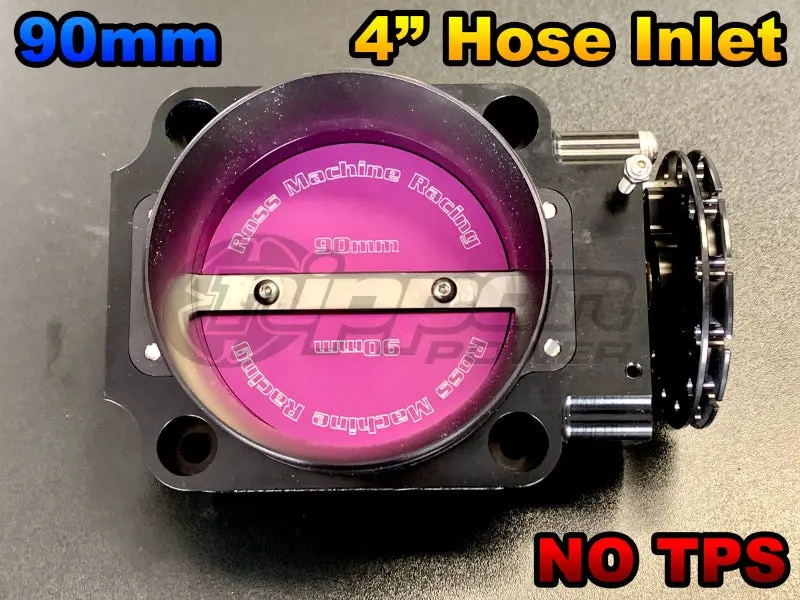 Ross Machine Racing 90Mm Throttle Body W/ 4" Hose Adapter - Rmr-115-Assy + Rmr-120 1