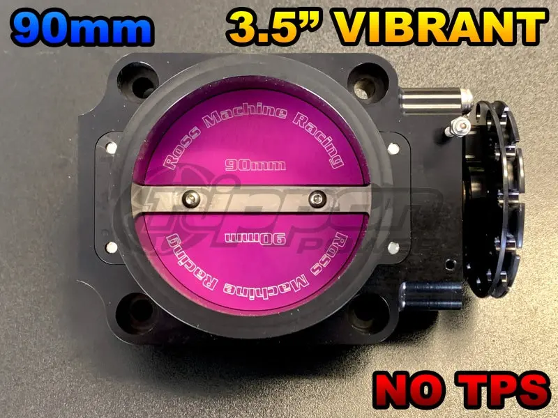 Ross Machine Racing 90Mm Throttle Body W/ Vibrant Hd 3.5" Adapter - Rmr-115-Assy + Rmr-118 1