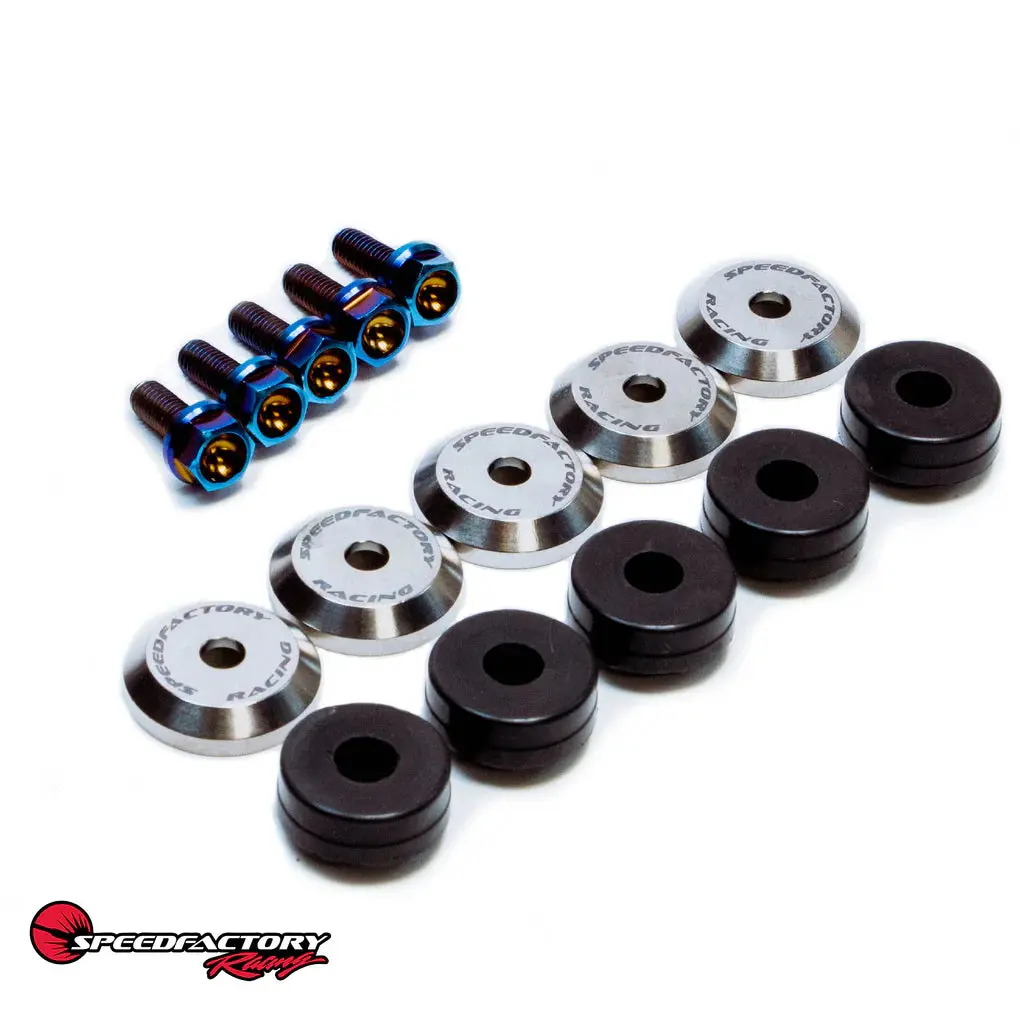 Speedfactory Racing Titanium Valve Cover Hardware Kit For F20c/F22c1 (S2000) - Burnt - Sf-02-079-F20/F22 1