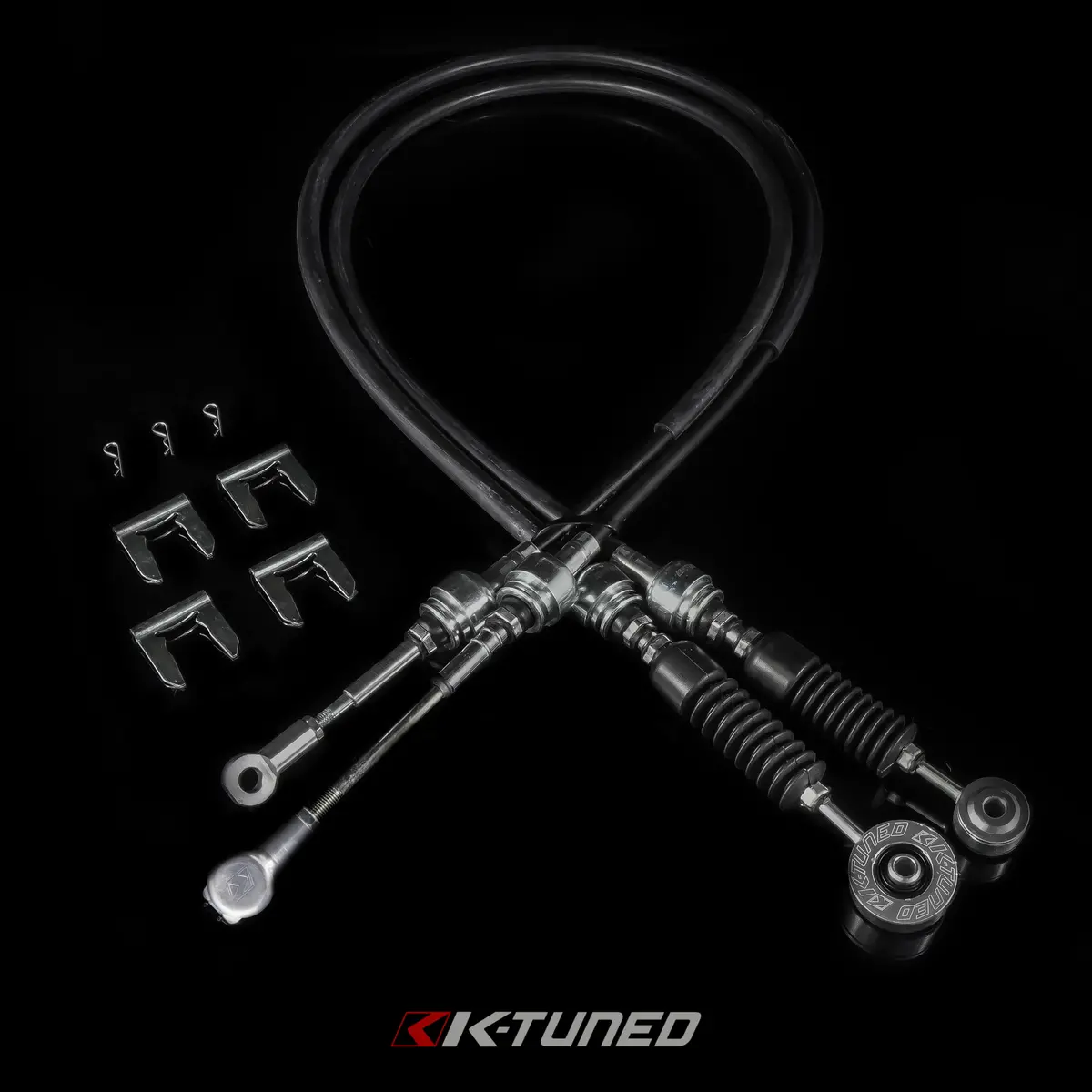 K-Tuned Shifter Cables - Oem Spec W/Spherical Bushing - 9Th Gen Si - 12-15 Civic Si / K-Swap With K24z7 Transmission - Sft-Cab-125 1