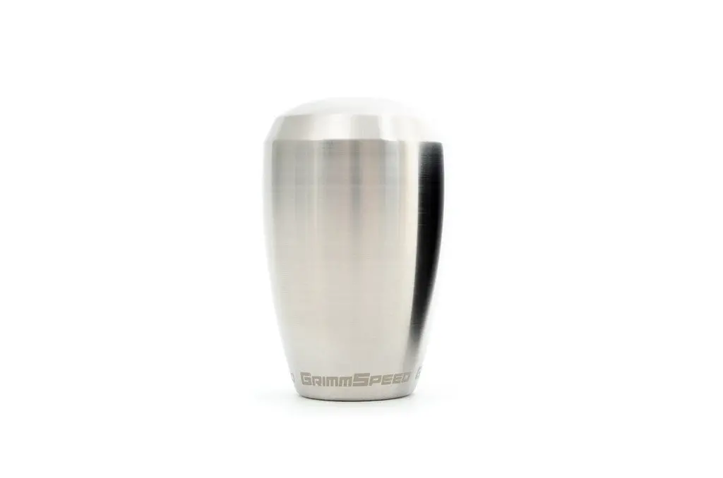 Grimmspeed Shift Knob, Stainless Steel Raw [M12x1.25]- Manual Subaru - 038006 1