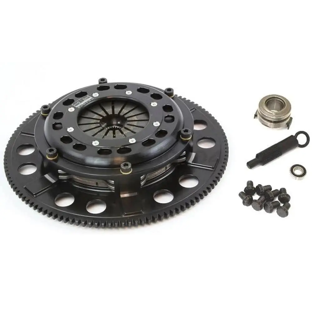 Comp1 Clutch Twin Disc 184Mm Rigid Clutch Kit - 02-06 Acura Rsx, 02-11 Honda Civic Si - 4-8037-C 1