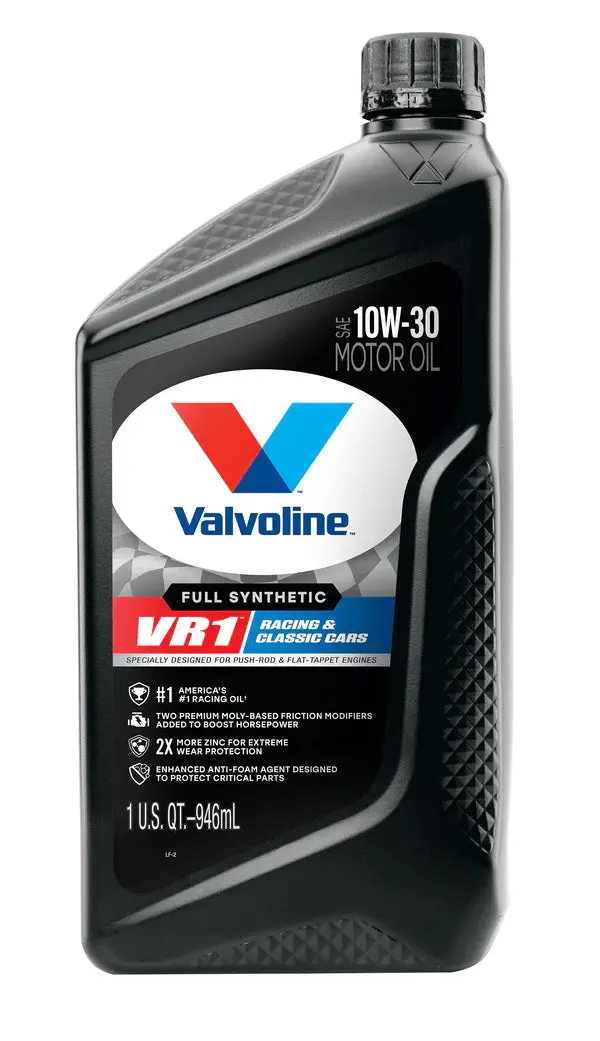 Valvoline 10W30 Vr1 Full Synthetic Racing Motor Oil Sae - 679083 1