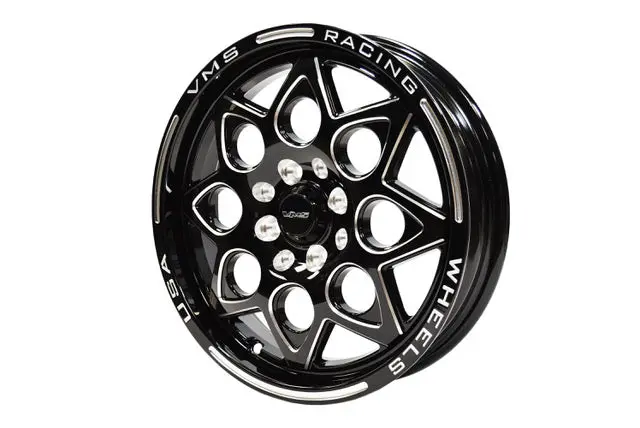 Vms Wheels Rocket 15X3.5 4X100/114.3 +10 Offset Black Milling - Vwrt002 1