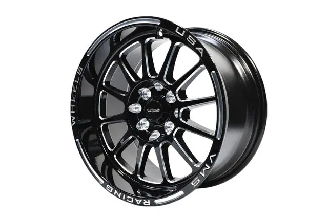 Vms Wheels Black Hawk 15X3.5 4X100/114.3 +10 Offset Black Milling - Vwbh003 1