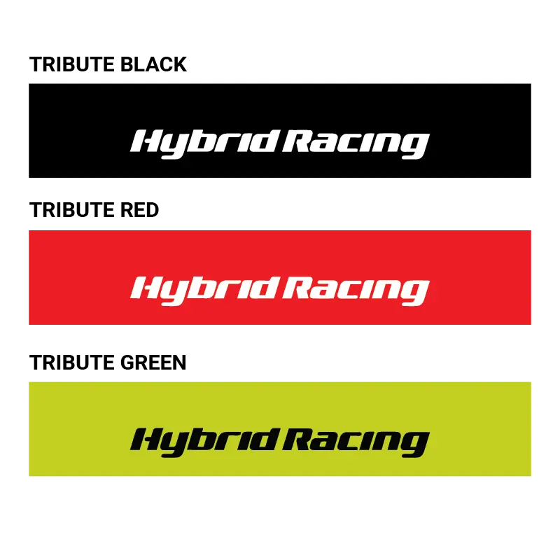 Hybrid Racing Tribute Windshield Sunstrip Green - Hyb-Sti-00-05 1