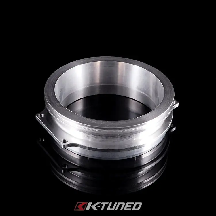 K-Tuned 90Mm Throttle Body Inlet - 4" V-Band (Does Not Fit 2019 Throttle Bodies Ktd-Tb9-B10, Ktd-Tb9-K10, Ktd-Tb9-D10) - Ktd-Tb9-40Vb 1