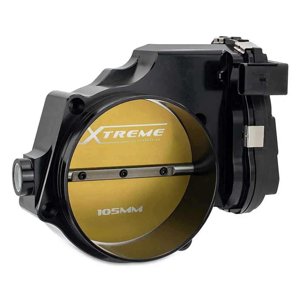 Blox Racing 105Mm Electronic Billet Throttle Body - Black - 2015+ Dodge Hellcat / Jeep Trackhawk 6.2L - Bxim-00255-Bk 1