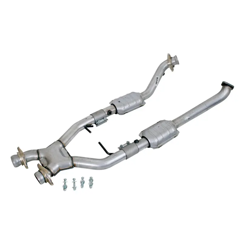 Bbk High-Flow X-Pipe With Catalytic Converters For 1996–1998 Mustang 4.6L Cobra – 2.5In Diameter 1