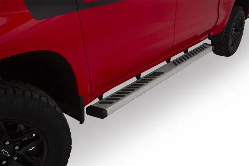 Lund Summit Ridge Stainless Steel Running Boards For 2019 Chevrolet Silverado 1500 Crew Cab 1