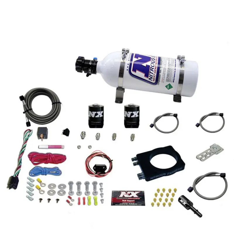 Nitrous Express Dodge Hemi Nitrous Plate Kit (50-400Hp) W/5Lb Bottle 1