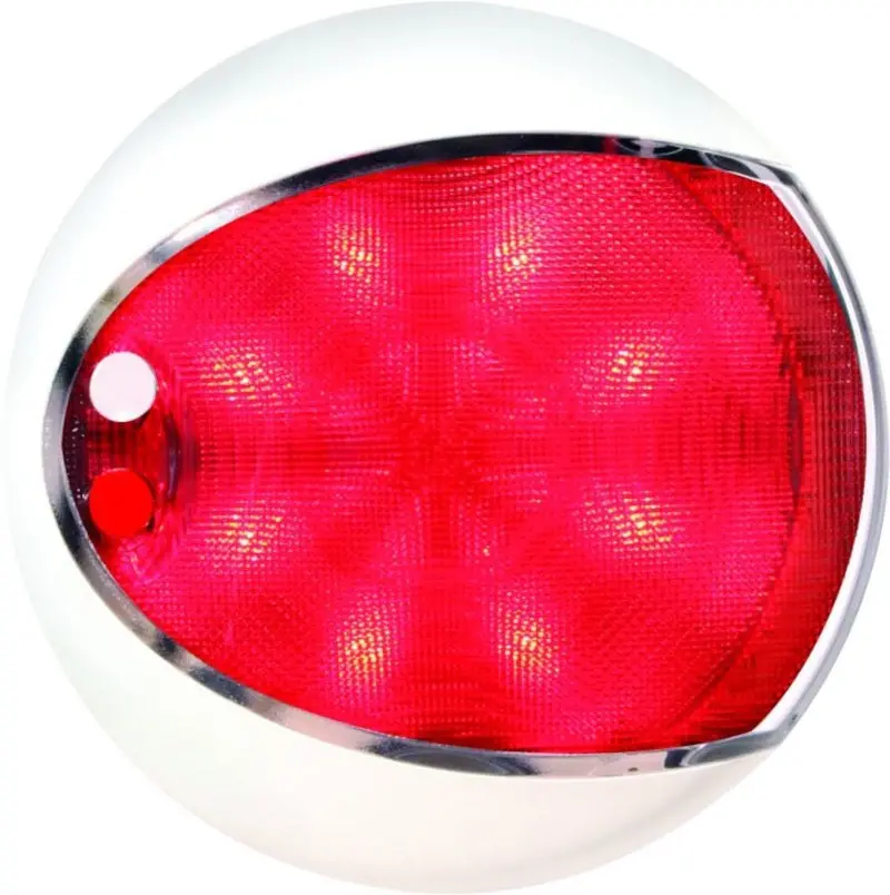 Hella Euroled130T Interior Lamp – Red/White Dual-Color, 2-Jaw Mount 1