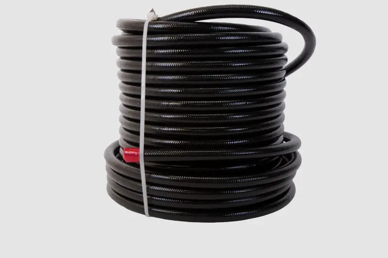 Aeromotive Ptfe Ss Braided Fuel Hose - Black Jacketed - An-08 X 12Ft 1