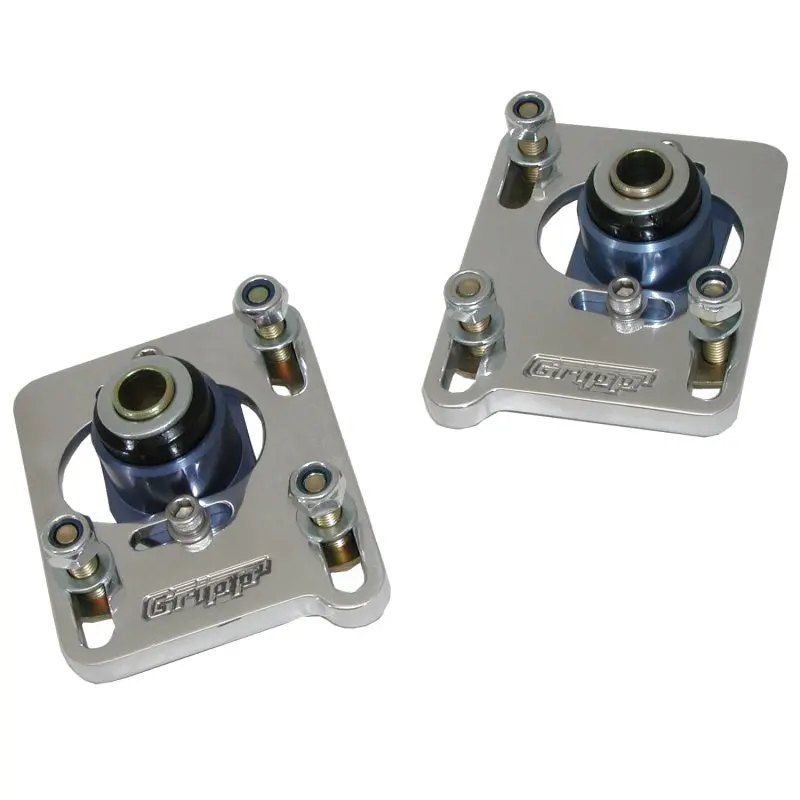 Bbk Caster/Camber Plate Kit For 1994–2004 Ford Mustang – Silver Anodized Aluminum 1