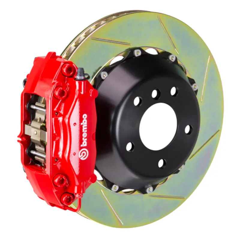 Brembo Gt Big Brake Kit For 1993–1998 Toyota Supra – Rear 4-Piston Calipers & Slotted 345×28Mm Rotors 1