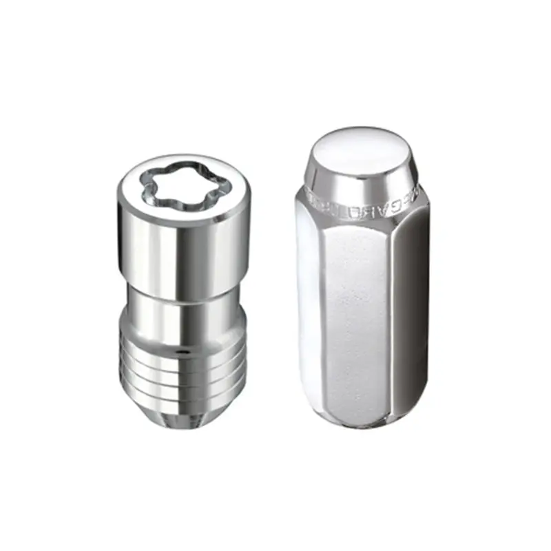 Mcgard 8-Lug Wheel Lock Installation Kit — Chrome-Finished Cone-Seat Nuts, M14X1.5, 22Mm Hex, 1.635" Length 1
