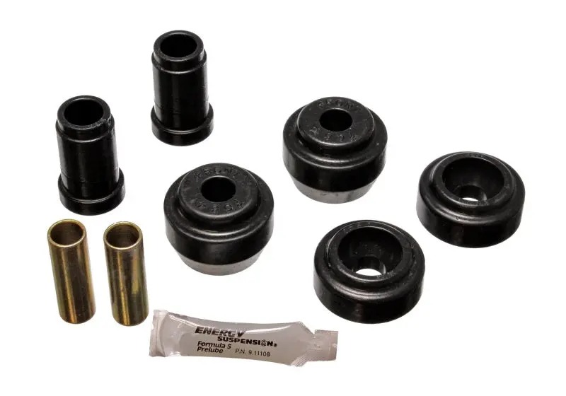 Energy Suspension 81-90 Dodge/Chrysler/Plymount Black Front Lower And Upper Control Arm Bushing Set 1