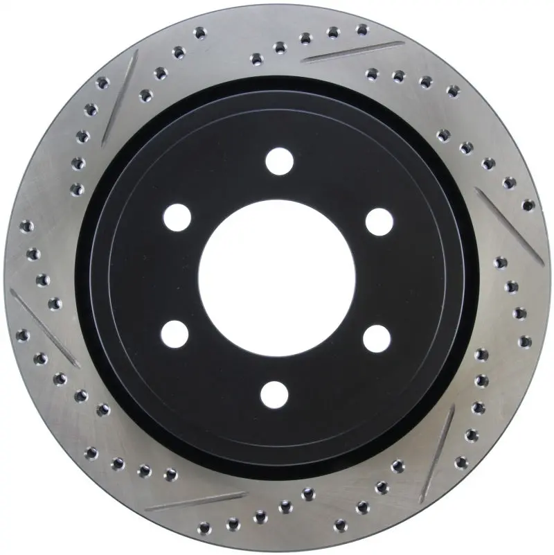 Stoptech Sport Slotted & Drilled Brake Rotors – Performance Street Replacement 1